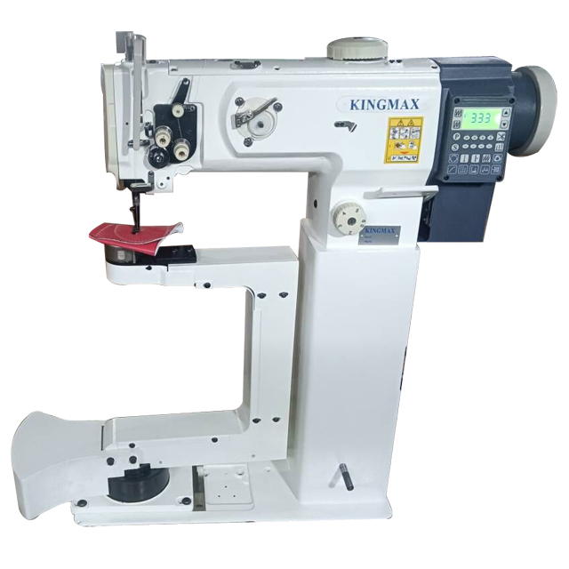 China cheap 360 degree rotation post bed industrial sewing machine for