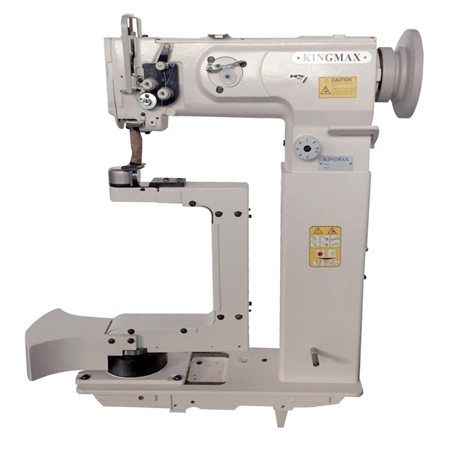 China cheap 360 degree rotation post bed industrial sewing machine for shoe manufacturers, cheap