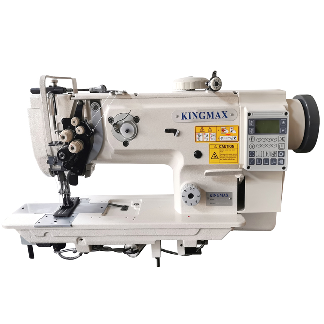  2-needle Walking Foot Sewing Machine with the Split Needle Bar