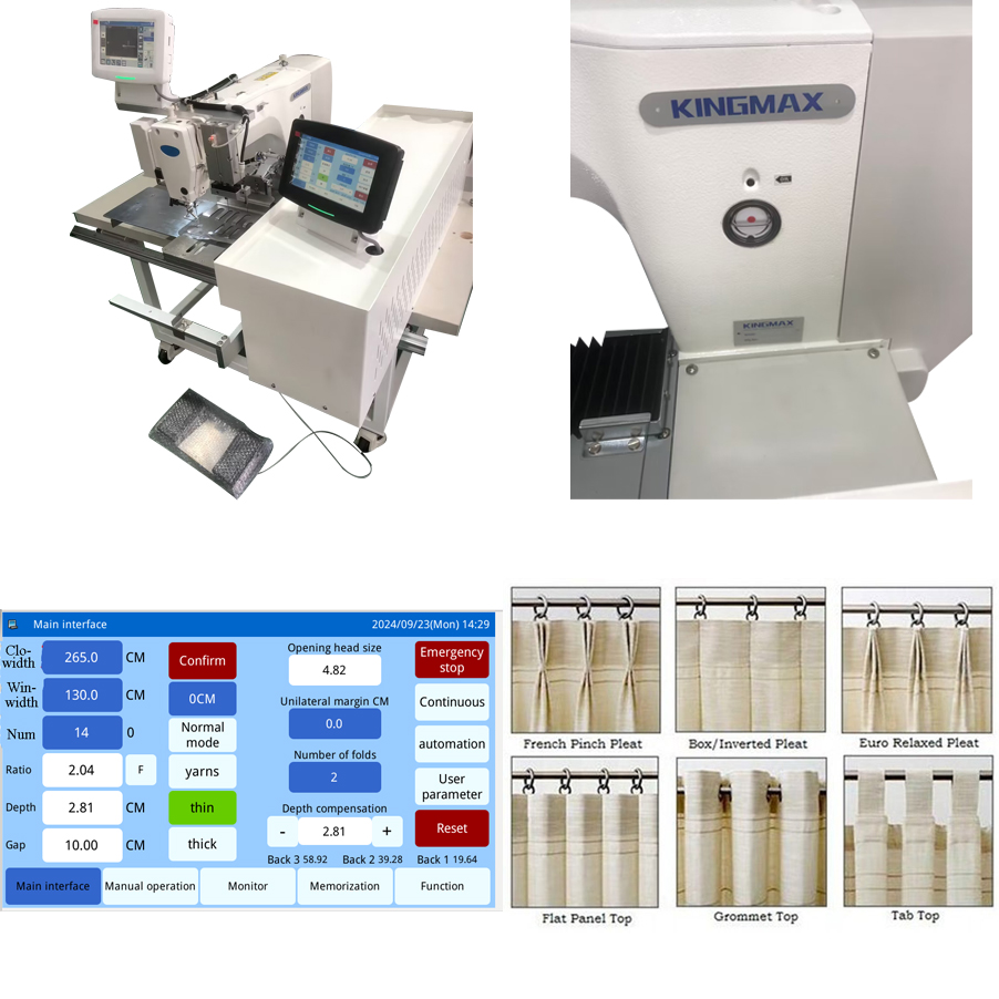 Automatic Curtain Pleating Machine KINGMAX