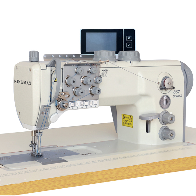 Two Needle Compounded Feed and Walking Foot Lockstitch Sewing Machine 867 Series 