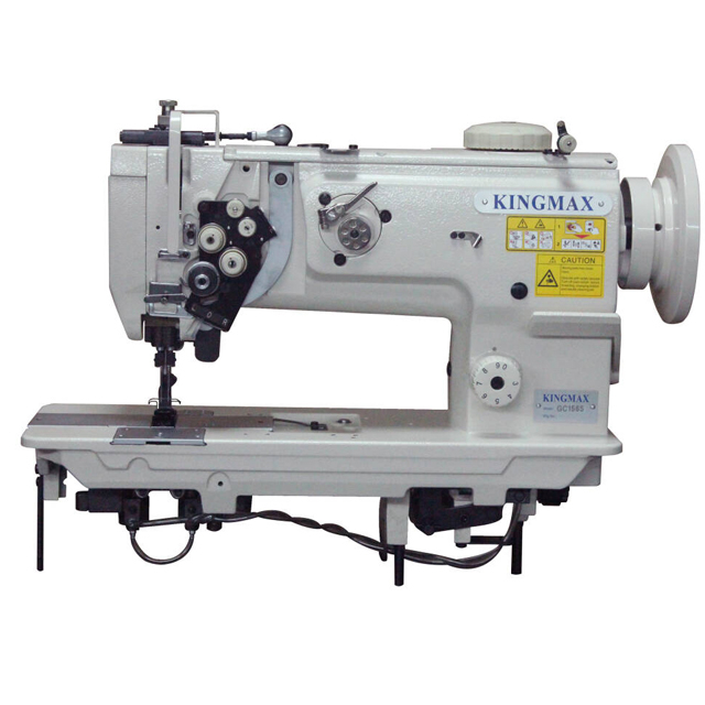  2-needle Walking Foot Sewing Machine with the Split Needle Bar